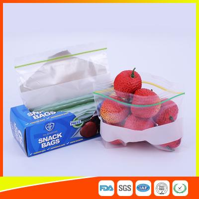 China O Ziplock Resealable transparente do petisco do fecho de correr da imprensa do LDPE ensaca a prova do ar para empacotar à venda