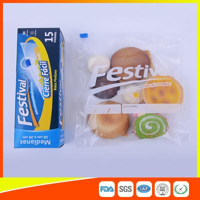 China Transparent Ziplock Plastic Food Storage Bags Resealable , Zip Seal Food Bags for sale