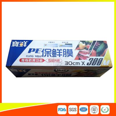 China De Heatproofcatering klampt zich Film Duidelijke Plastic Omslag voor Fruit/Vleespakket vast Te koop