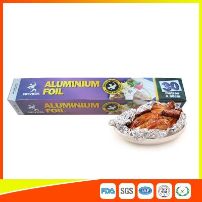 China El papel de aluminio disponible de la categoría alimenticia cubre el aceite resistente, rollo de aluminio de la hoja en venta