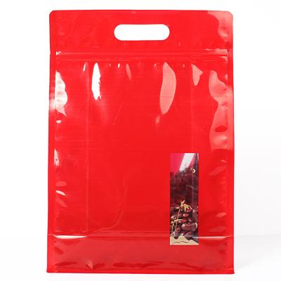 China El color rojo se levanta el material de la categoría alimenticia de los bolsos del Ziplock para la galleta de la patata en venta