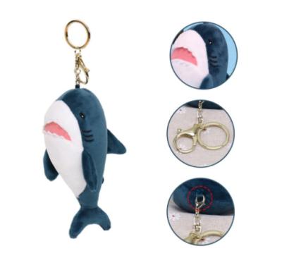 China 2021 Hotsale Promotion Logo Lovely Plush Toy Shark Key Chain Stuffed Key Chain Toy by Custom Cheap Dolphin Mini Plush Price Free Sample for sale