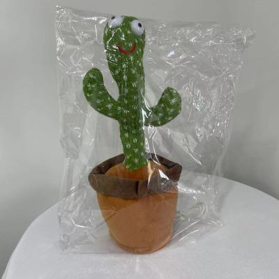 China Lovely Lowest Price Plush Toy Cheap Promotional Electronic Cactus Toy Singing Dancing Cactus Electronic Plush Toys For Kids for sale