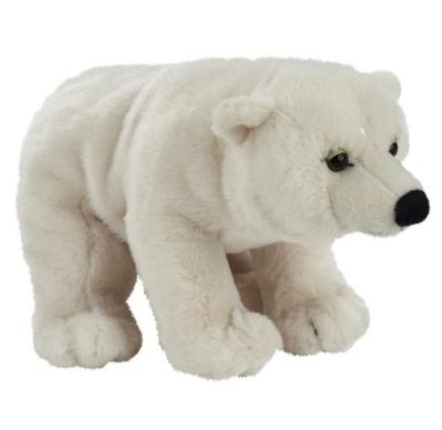 China Various Promotion High Quality Hot Sale Lovely/Realistic Design Polar Bear Plush Toy Free Sample Stuffed Realistic Plush Polar Bear With Scarf for sale