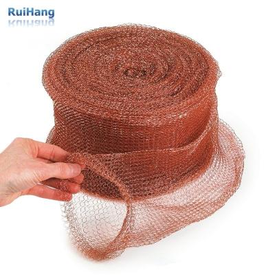 China Knitting Pure Copper Mes Protect Plants From Damage Copper Ingot And Snail Mesh Fence Barrier for sale