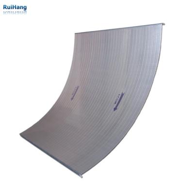 China Ruihang Supply Wedge Sieve Non Woven Bend Screen 0.15 Mm SS 316 L Slot For Dewatering / Drying Material for sale