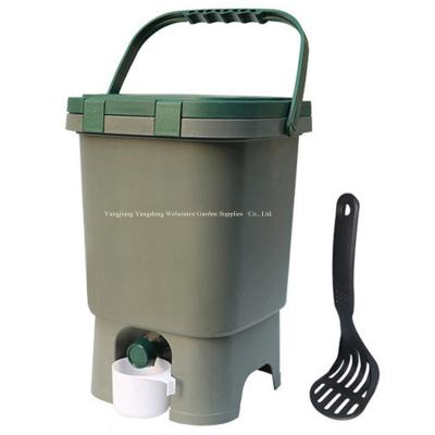 China 15L (3.3 Gallon) Bokashi Kit Viable Plastic Set, Turning Your Food Scraps Into Organic Fertilizer for sale