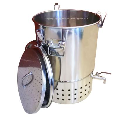 China Home 30L (6.6 gallon) 304# stainless steel bokashi tank, large capacity for large garden for sale