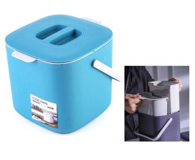 China Viable portable plastic food waste basket with the 2 separable inner boxes (1-can design available) for sale