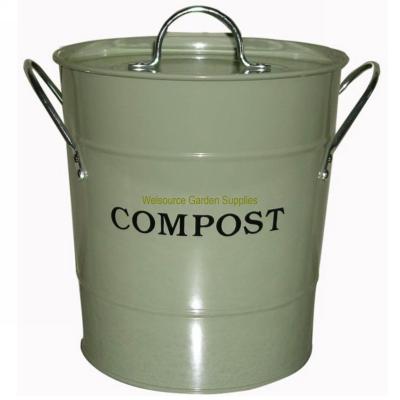 China Sustainable powder coated kitchen bucket with inner box, easy clean and maintain, superb odor control for sale