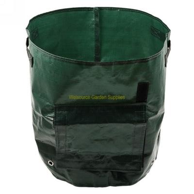 China Breathable 7 Gallon PE Woven Planting Bag For Potato, Box Makes Plants Grow Around The Bag, Saving Garden Space for sale