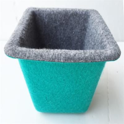 China CLASSIC square felt flowerpot, firm, anti-fall durable, can be customized according to customer size, color for sale