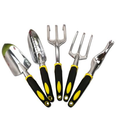 China Garden 5 PC Aluminum Alloy Garden Tool Kit, w/TPR Handle for sale