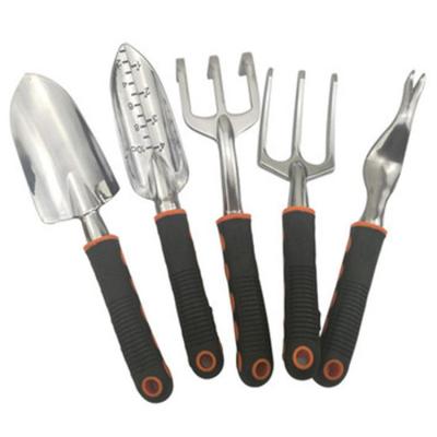 China Garden 5 PC Aluminum Alloy Garden Tool Kit, w/TPR Handle for sale