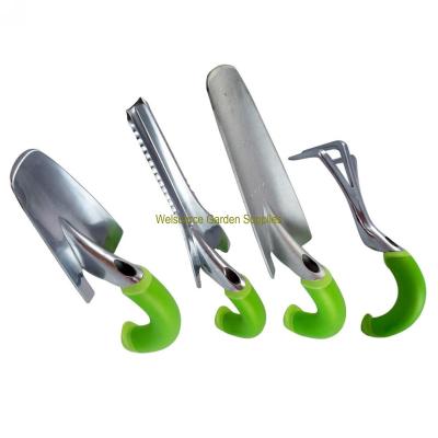 China Efficient and durable 4 PC aluminum alloy garden tool kit with soft hand handle, efficient and durable kit for your garden for sale