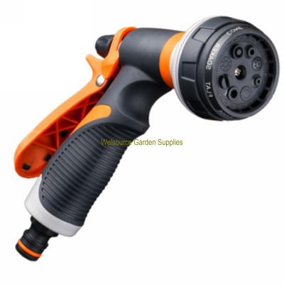 China Soft handle 8 function garden spray water gun, good helper for large garden, park and farm for sale