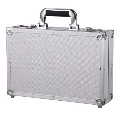 China Silver Aluminum Storage Box Hard Case Tool Box Towel Storage Carrying Case Carrying Case Towel for sale