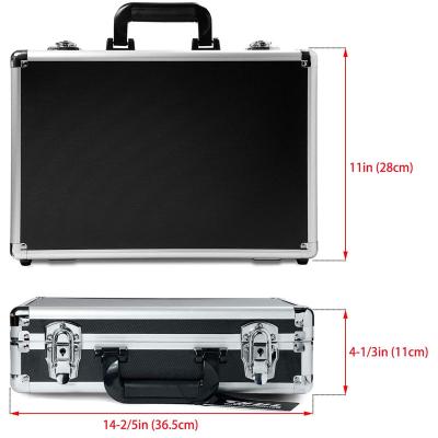 China Aluminum case for cameras 14inch aluminum case with custom pluck inner foam for test instruments cameras tools parts and accessories for sale