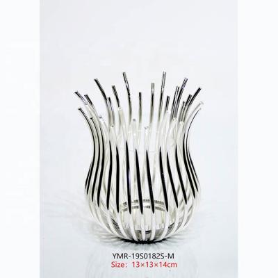 China Custom Unique Luxury Style Halloween Birthday Christmas Wedding Decoration Metal Candle Holder for sale