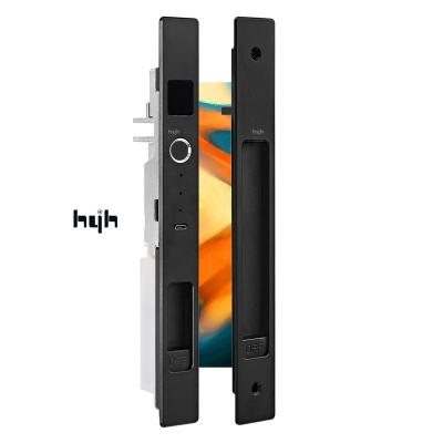 China Office/home/apartment/new Tuya smart hotel/villa fingerprint sliding door lock and so on Guangdong-hyh for office, sliding Digital Tuya smart door lock for sliding doors for sale