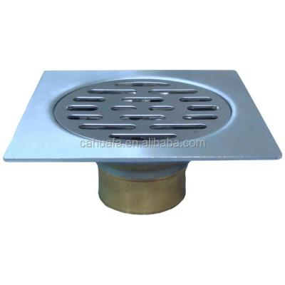 China Floor drain stainless steel strainer 4 inches, brass liquid plug for sale