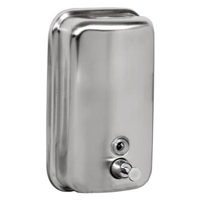 China Modern Wall Mounted Brushed Stainless Steel 1L / 1000ml SUS304 Soap Dispenser for sale