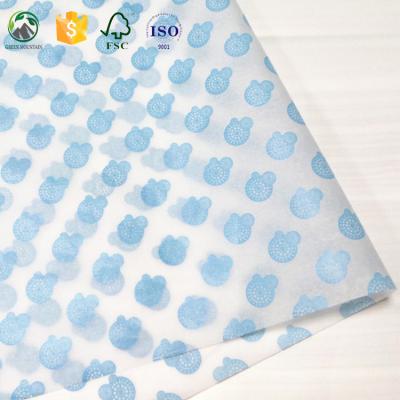 China Brand Moisture Proof Tissue Paper Customized Logo Printed 17Gsm/28G Wrapping Paper With Company Logo For Wrapping Shirts for sale