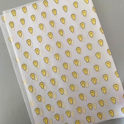 China Moisture Proof Direct Factory Branded Gold Foil Logo Black Tissue Paper For Shoes Box Packaging for sale