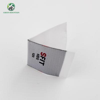 China Viable Factory Direct Wholesale Apparel Custom Taffeta T-shirt Label Woven Label for sale