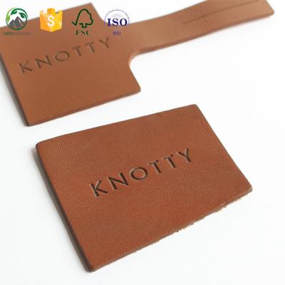 China Factory Direct Custom Genuine Leather Label Viable for sale