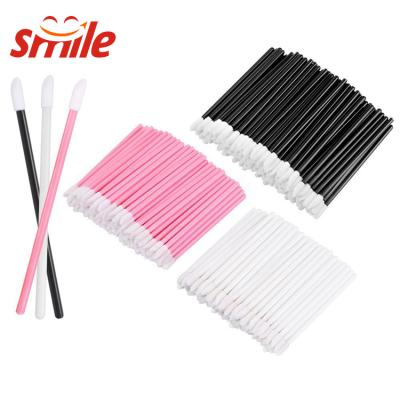 China Disposable Flat Brush Lipstick Magic Wands Lip Gloss Applicator Cosmetic Sweep Makeup Tools for sale