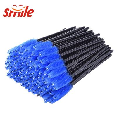 China Professional Tools Lash Extension Applicator Mascara Wands Disposable Flat Brush Makeup for sale