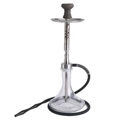 China 2021 New 59cm Luxury Large Size Stainless Steel Hookah Shisha Silicone Hose Smooking Shisha 2021 For Smoking Bar for sale