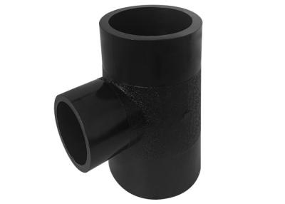 China Black Non Toxic Plastic Pipe Tee Pipe Fitting Pp / Pph / Pvdf Material for sale