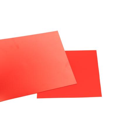 China Oil Free Red Plastic Cutting Board Sheets Heat Resistant  Light Weight for sale