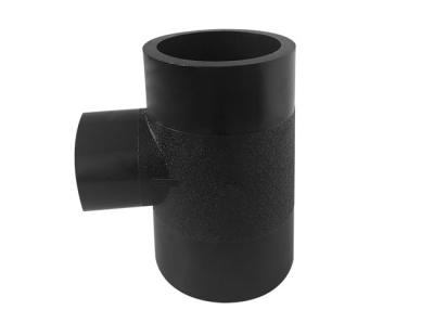 China Equal Shape Black Pipe Reducing Tee , Pph / Pvdf / Polypropylene Pipe Fittings for sale