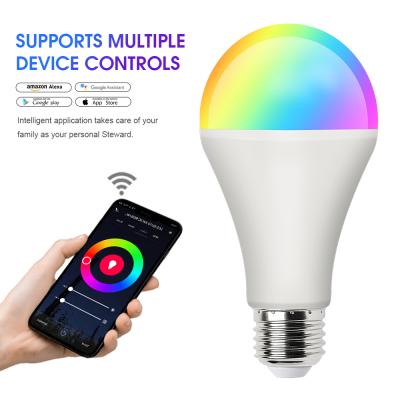 China Factory Direct Sale Oem Available Colorful 5w 7w 9w Led Smart Wifi Bulb for sale