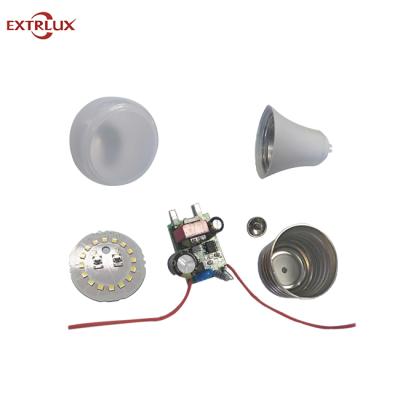 Chine Home Warm White Led Bulb RAW Material SKD Parts with IC Driver 100-120lm/w à vendre