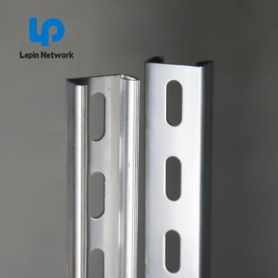 China 41*21 c channel cheap exterior channel steel construction support system lepin factory network unistrut Ningbo unistrut metal customize size cable tray for sale