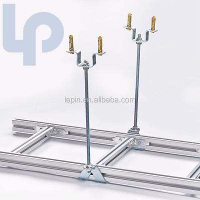 China Aluminum Alloy Ningbo Lepin Factory Customize Aluminum Material Good Networking Ladder Rack Cable Tray Electrical Splice Support Price List for sale