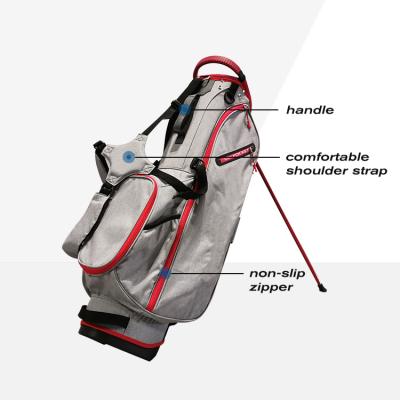 China Custom Polyester Standing Bag Golf Brand Bag High Capacity Golf Bag for sale