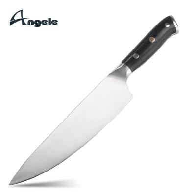 China Viable High Quality Viable Germany Chef Knife 8 Inch Steel Knife With Group Of Ten Handle Kitchen Knife for sale