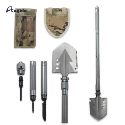 China Multifunctional Folding Folding Shovel Camping Angele Outdoor Shovel Chinese Military Camping Shovel Shovel for sale