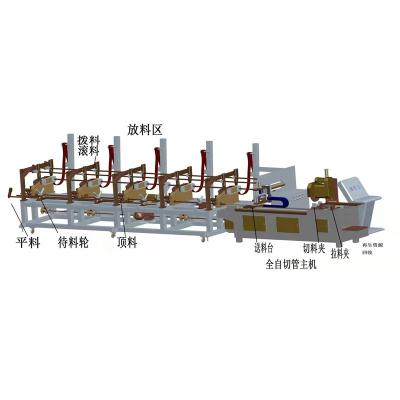 China Hotels CNC Production Line Fully Automatic Automatic Feeding Tubing Cutters Pipe Cutting Machine for sale