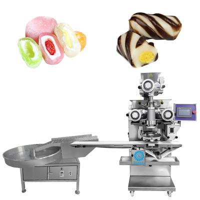 China Mochi Machine Factory Sale SV-208A Daifuku Lasting Durable Automatic Ice Cream Mochi Making Machine Double Filling Encrusting Mochi Machine for sale