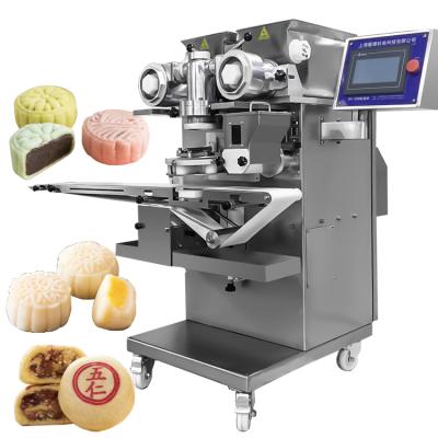 China Mooncake Making Machine High Capacity Automatic Encrusting Machine Labor Saving Maamoul Making Machine for sale