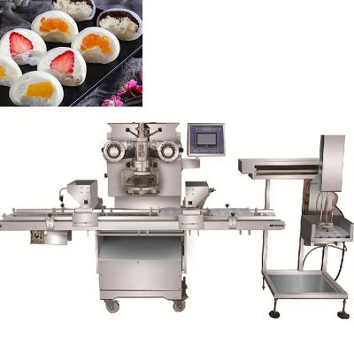 China SV-400 Fully Automatic Multifunctional Mochi Ice Cream Machine Mochi , Mochi Encrusting And Arranging Machine for sale