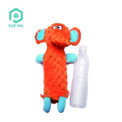 China Viable Hot Selling Elephant Shapes Chew Interactive Squeaky Plush Dog Toy for sale