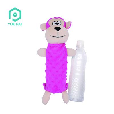 China Sustainable Customized Monkey Trains Interactive Chew Squeaky Dog Toy for sale