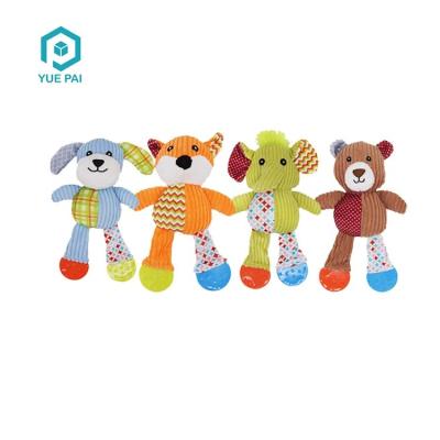 China Quality Assurance Sustainable Pet Tpr Ball Plush Toys Interactive Training Squeaky Chew Dog Toy for sale